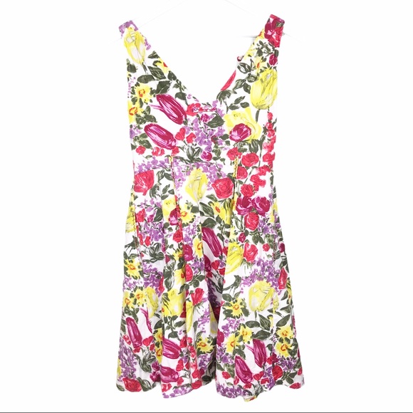 Yoana Baraschi Vintage Floral Tulip Dress - Picture 2 of 16